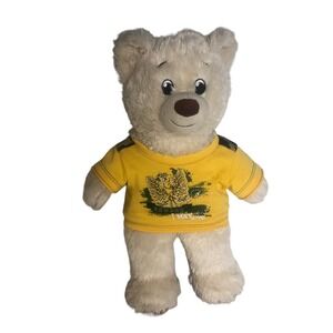 Build A Bear Plush Teddy Bear Yellow T Shirt Beware I May Bite Stuffed‎ Toy